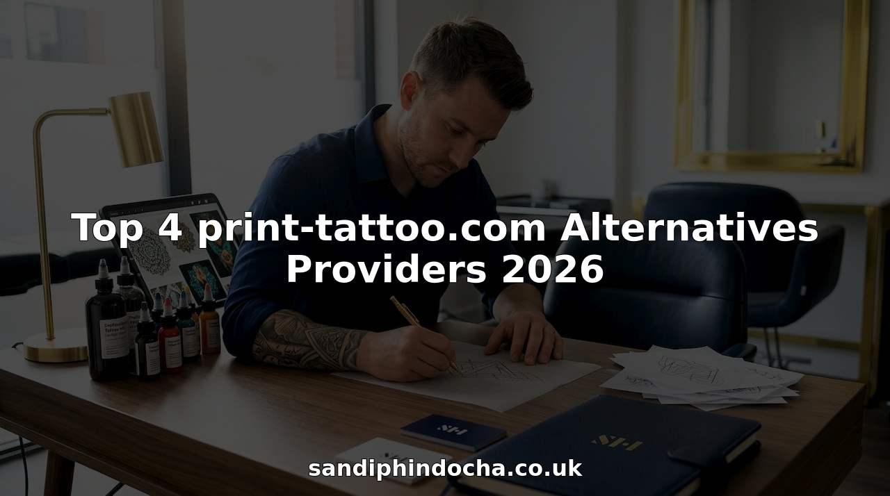 Tattoo artist sketching at home studio desk