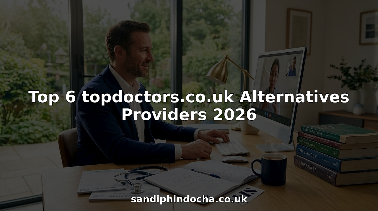 Doctor conducting telemedicine consultation in home office